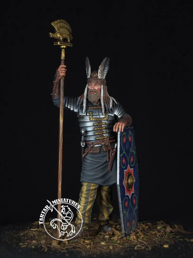 Guerriero germanico con lorica segmentata romana